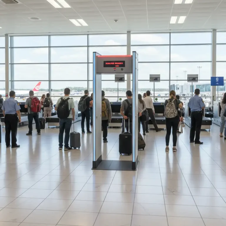 Walk-Through Metal Detector