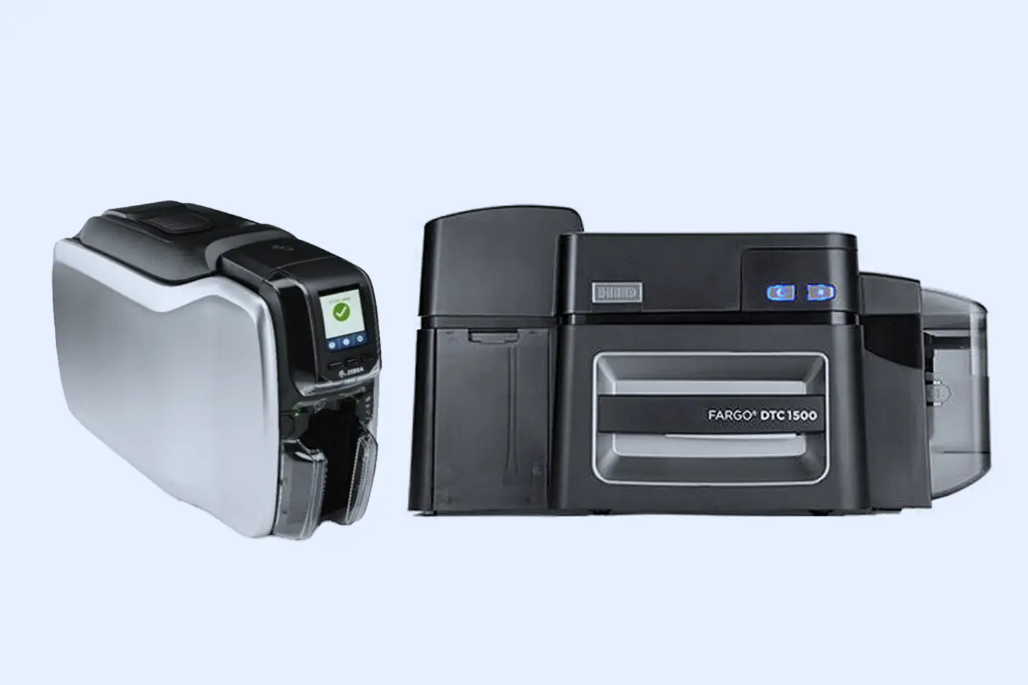 Zebra ZC300 در مقابل HID Fargo DTC1500