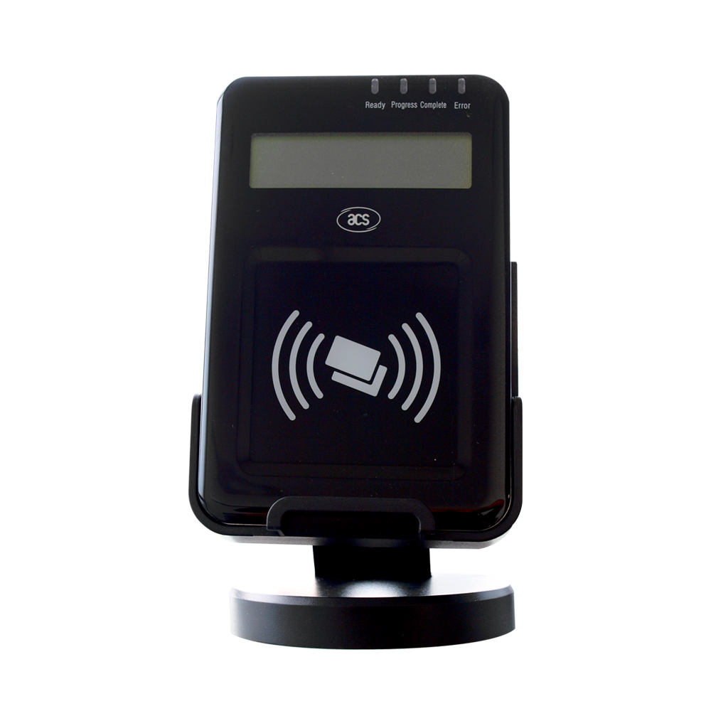 خواننده NFC USB ACS ACR1222L VisualVantage با صفحه نمایش LCD