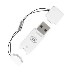 خواننده کارت هوشمند SIM سایز ACS ACR40T (پریمیوم) با دکمه