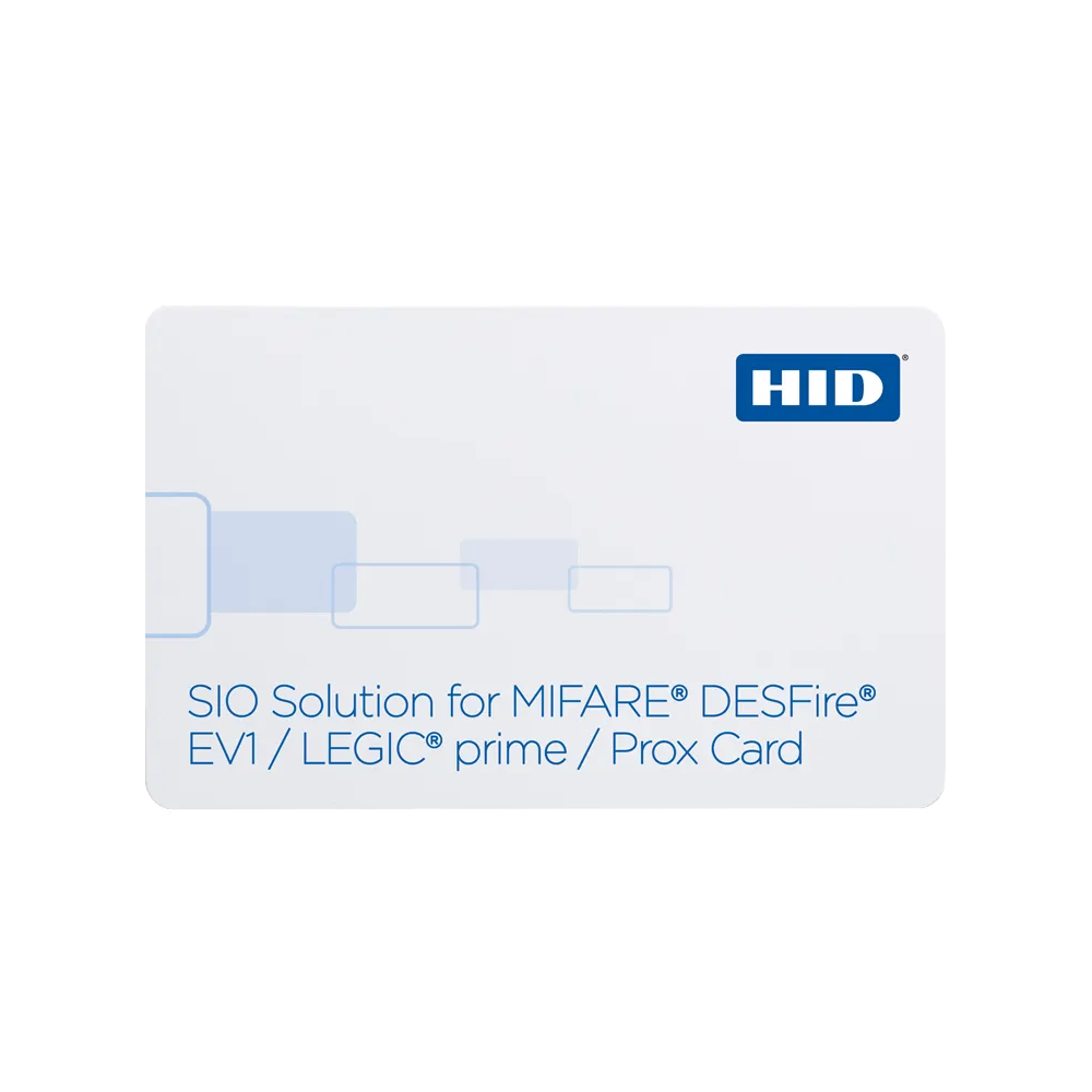 راهحل HID SIO برای MIFARE: DESFire EV1 + LEGIC prime 1024 + Prox Card 292/295
