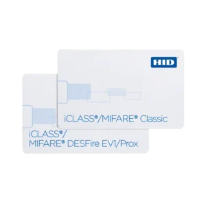 HID iCLASS + MIFARE Classic یا MIFARE DESFire EV1 + Prox 252، 262 و 263