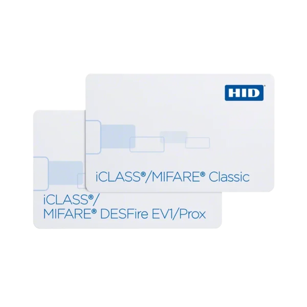 HID iCLASS + MIFARE Classic یا MIFARE DESFire EV1 + Prox 252، 262 و 263